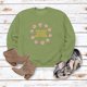 thumbnail image 3 of Gibobby Sudaderas para Mujer Sudadera de manga larga para mujer estilo casual cuello redondo ajuste holgado para regalos(Verde,G), 3 of 5