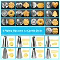thumbnail image 3 of Prensa para galletas FEAYEA de acero inoxidable, 13 discos y 8 boquillas, 3 of 8
