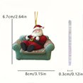thumbnail image 3 of Colgante de Papá Noel para sofá, colgante acrílico para interior de coche, colgante decorativo, 3 of 7