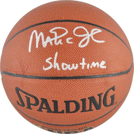 NBA - Magic Johnson Los Angeles Lakers Autographed Indoor/Outdoor Basketball with "Showtime" Inscription