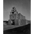 thumbnail image 2 of OSullivan, Timothy H 12x14 Black Ornate Wood Framed with Double Matting Museum Art Print Titled - The Church of San Miguel-the oldest church in Santa Fe-New Mexico, 2 of 4