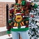 thumbnail image 5 of Sudadera con estampado navideño para hombre y mujer, jersey de cuello redondo de gran tamaño, ropa de Cosplay para fiesta de navidad, 5 of 5