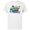 White, variant on Disney and Pixar’s Toy Story Aliens Back to School - Short Sleeve Cotton T-Shirt for Adults - Customized-Black