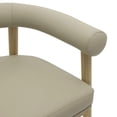 thumbnail image 5 of Spara Taupe Vegan Leather Counter Stool, 5 of 6