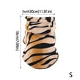 thumbnail image 2 of BotaniNest Cozy Autumn & Winter Flannel Button Tiger Transform Your Pup Into A Cuddly Tiger With Stylish Comfort!, 2 of 6