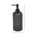 thumbnail image 5 of (4 pack) Mainstays Frosted Black Soap Pump, Plastic, 5 of 8