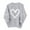 XQR1-Gray, variant on VKOYWKM Crewneck Sweatshirts Women Valentine's Day Pullover Heart Print Oversized Sweatshirts Romantic Holiday Sweatshirt Casual Long Sleeve Spring Sweatshirts