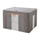 thumbnail image 2 of Bolsa organizadora para guardar ropa, contenedor de 66 l con ventana transparente y resistente al polvo. Gris, 2 of 7