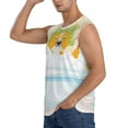 thumbnail image 3 of Pofeuu Corgi In The Shower Cap Bathing Print Men's Muscle T-Shirt, Sleeveless, Muscle Tank, Classic Muscle Tee Top For Men Casual Sleeveless Muscle T-Shirt Trendy Clothes-Small, 3 of 7