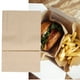 thumbnail image 3 of Bolsa De Papel Kraft, Bolsa De Papel Para Alimentos Resistente Al Desgarro, Desechable A Prueba De Grasa, Respetuosa Con El Medio Ambiente Para Hamburguesas, 3 of 7