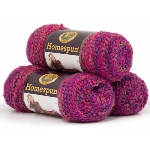 Lion Brand Yarn Homespun Ambrosia Painterly Bulky Acrylic, Polyester