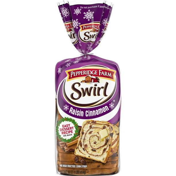 Pepperidge Farm Raisin Cinnamon Swirl Breakfast Bread, 16 Oz Loaf