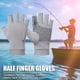 thumbnail image 5 of Guantes de medio dedo Verano Transpirable Antideslizante Deporte al aire libre Manopla Gris JShteea Accesorios para bicicletas, 5 of 6
