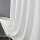 thumbnail image 4 of Cortina de ducha de poliéster impermeable con ganchos | Diseño de flores cortadas para hotel y baño | Tela blanca de 180 x 180 cm, 4 of 6