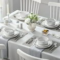 thumbnail image 6 of Plates and Bowls Sets, 12 Pieces Porcelain Dinnerware Sets Dishware Sets Chip Resistant Ceramic Dish Set Dining Dinner Ware Service for 4, Marble Grey, 6 of 7