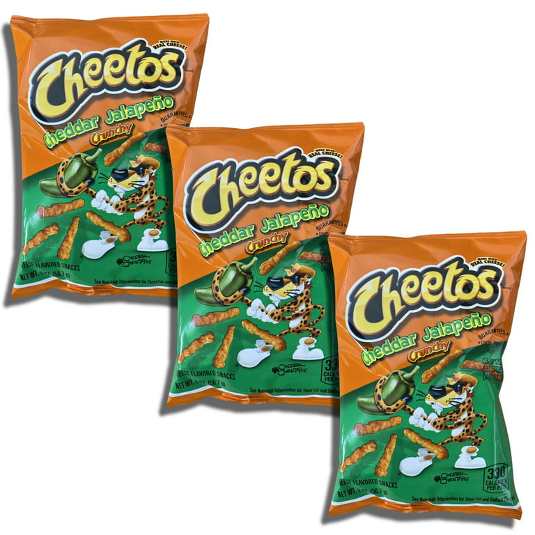 Cheetos Crunchy Cheddar Jalapeno Flavored Snacks 8.5 oz
