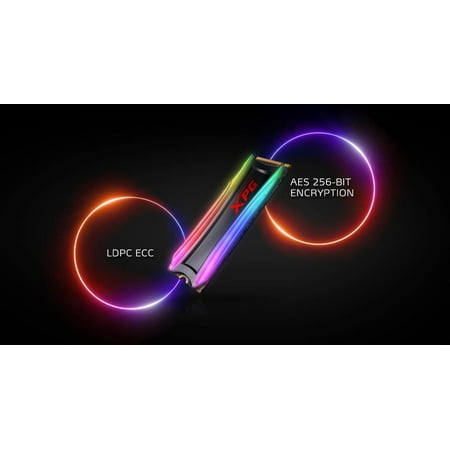 ADATA - XPG SPECTRIX RGB Gaming S40G Series 1TB PCIe Gen 3 x4 Internal Solid State Drive