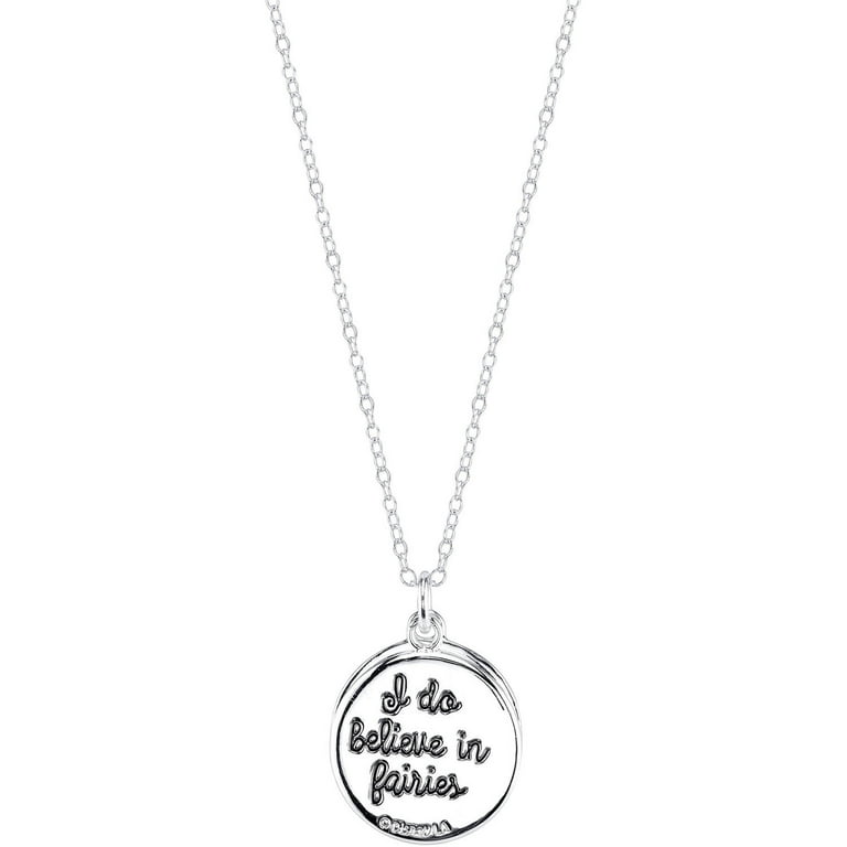 Tinkerbell believe deals necklace