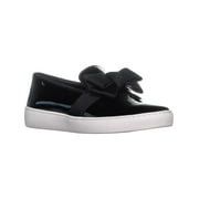 Womens MICHAEL Michael Kors Val Slip-On Fashion Sneakers, Black Patent