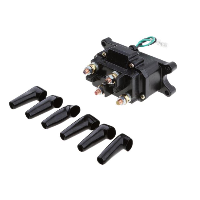DC12V ATV Scooters Contactor de de Solenoide + Cableado de Interruptor de de Cabrestante Yotijar Contactor de relé de solenoide