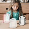 thumbnail image 4 of Clear Hanging Doll Storage Case for 6 Inch Plush Dolls – Protective Display Bag with Key chain, PVC Dustproof Cover for Collectibles, Great for Travel & Shelf Organization, 4 of 9