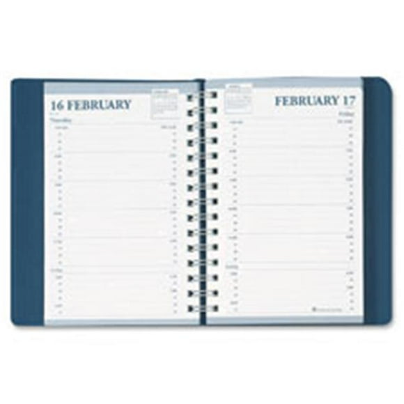 House Of Doolittle HOD28802 Daily Planner- 12 Months Jan-Dec- Blue-White