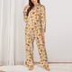 thumbnail image 2 of Balery Fall Leaves Conjunto de Pijama con Estampado para Mujer, Conjunto de Dos Piezas con Manga Larga, Ropa de Dormir Suave con Bolsillos, Pijamas Cómodos-XX-Large, 2 of 7