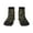 2 Black-1, variant on Bumblebee Pattern Quarter Crew Socks,Toe Seamed Ankle Socks,Cotton Cushioned Breathable Athletic Crew Sports Socks