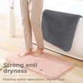 thumbnail image 6 of Bathroom Rugs Super Soft Thick Plush Bath Mat Bathroom Mats Quick Dry Bathtub Mat Deep Gray 20"x32", 6 of 8