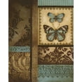 thumbnail image 2 of Poloson, Kimberly 26x31 Gold Ornate Wood Framed with Double Matting Museum Art Print Titled - Back to the Garden II, 2 of 4