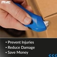 thumbnail image 3 of Cutter de seguridad Pacific Handy Cutter RSC-432 retráctil Azul azul, 3 of 8