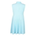 thumbnail image 4 of CHUANK Robe Maxi d'Été Sans Manches pour Femmes en Coton et Lin à Boutons Longue Robe Chemise, 4 of 5