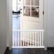 thumbnail image 1 of Dog Gate Pet Fence Divisor Divisor Suministros de mascotas resistentes Instalación fácil para puertas Pasillos de cocina de escaleras de interior 76 a 82 cm con puerta, 1 of 8