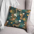 thumbnail image 3 of Creative Products Tropical Cheetah Green 18 x 18 Spun Poly Pillow, 3 of 3