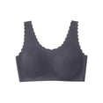 thumbnail image 4 of mihongmao Jelly Bra Bandeau Bra Ladies Comfortable No Steel Ring Breathable Woman Plus Size Bra Woman Underwear Black 3X, 4 of 5