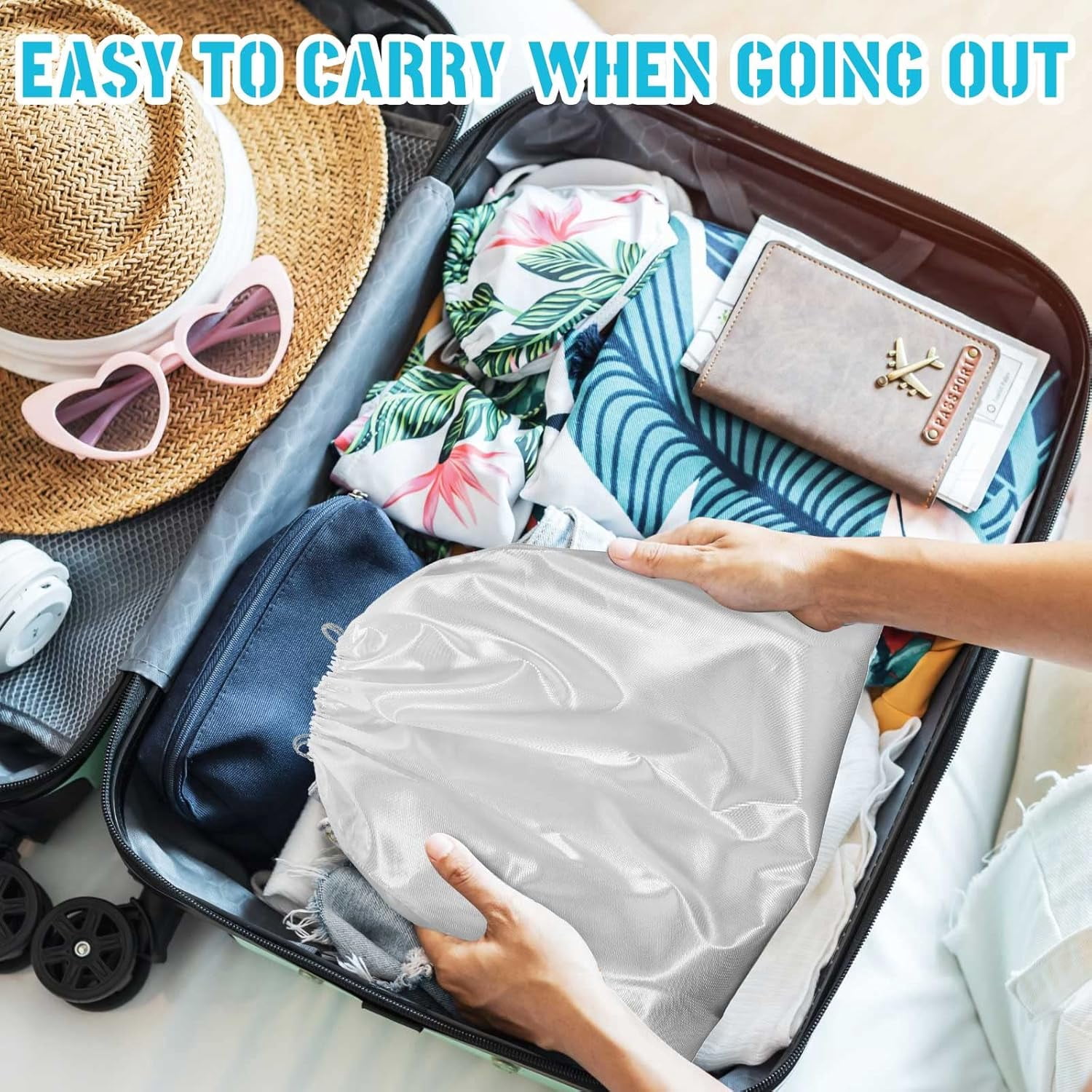 Silky Dust Cover Bags with Drawstring, Dustproof Travel Storage Pouches for Handbags, Purses, Shoes and Boots