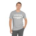 thumbnail image 6 of Funny Valentine's Tee | Wanna Snuggle?, 6 of 10