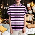 thumbnail image 2 of Shadoumai Polo Shirts for Boys Cotton Cartoon Print Button Closure Short Sleeve Tee for Toddler Fashion Back To School Shirt Toddler Baby Boy Clothes, 2 of 4