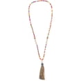 thumbnail image 1 of unbranded Collar Largo Boho De Coloridas Con Colgante De Borlas Estilo Vintage Para Mujer, 1 of 6