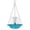 Blue, variant on Solar Cascade Hanging Bird Bath Fountain, Hanging Bird Feeder, Outdoor Garden Bird Feeder, Balcony Patio Yard Decor, Lightweight Hanging Design, Blue