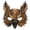 Bronze, variant on GOBWCOT Halloween Owl Mask Animal Half Face Mask for Masquerade Costume Cosplay Prop for Men Women