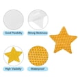 thumbnail image 4 of Uxcell Reflective Stickers, 20 Pack 2.36 x 2.36 Inch Adhesive Night Star Shape Safety Tape Reflector, Yellow, 4 of 5