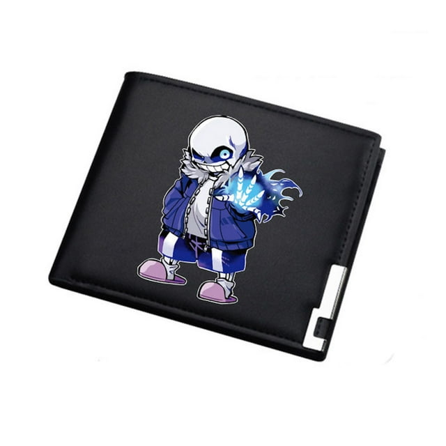 Monedero de piel plegable Undertale Sans Anime