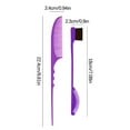 thumbnail image 2 of TopLLC Combs Coiled Hair Tip Comb Hand Push Ripple Comb Makeup Artist Set Styling Crescent Comb Crescent Comb, 2 of 2