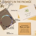 thumbnail image 6 of Elphaba Galinda Sympathy Gifts for Loss of Loved One: Natural Rainbow Stone Bracelet as Memorial Bereavement Condolence Funeral Gifts - In Memory of Grand parents Mom Dad Son Husband Miscarriage, 6 of 7