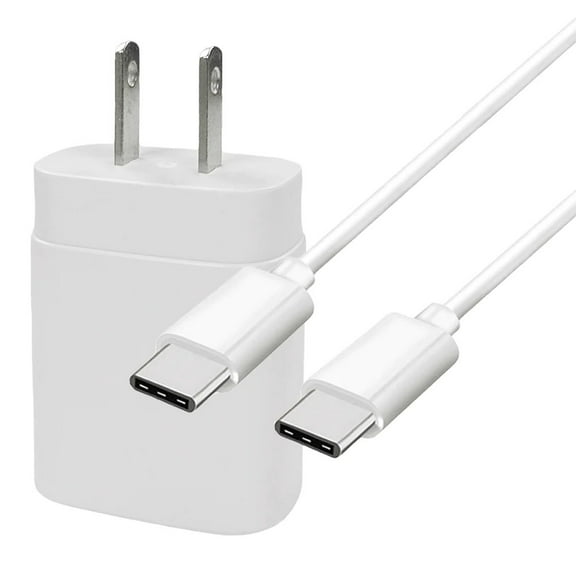 4XEM 25W USB-C Charging Kit for Smartphones and USB-C Compatible Devices, White