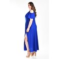 thumbnail image 2 of Maxi vestido con strech Roman Fashion /Tallas Extras, 4098 (Azul rey) azul 38, 2 of 6