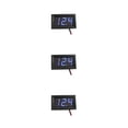 thumbnail image 3 of crativent Digital DC Voltmeter 0 -100V High Accuracy LED Display Voltage Meter Gauge Automotive Accessory blue 3Set, 3 of 6
