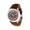 Movado Mens Brown Leather Kingmatic
