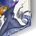 thumbnail image 3 of Epic Art 'Octopus Nautical Hat' by Fab Funky Acrylic Glass Wall Art, 24"x24", 3 of 3